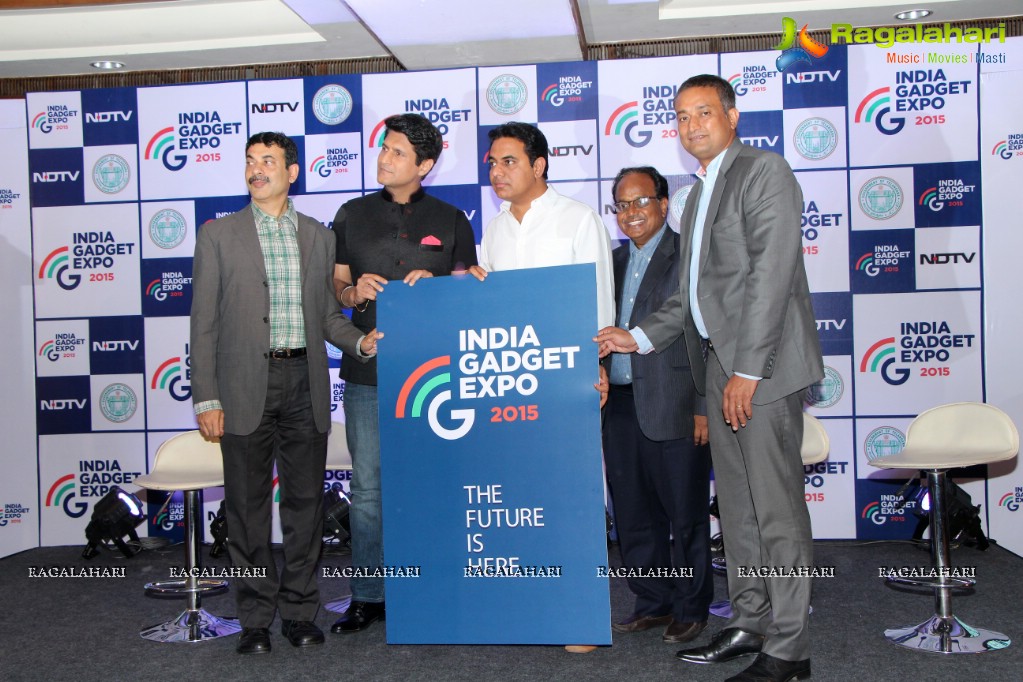 The Second Edition of the Indian Gadget Expo (IGE) Curtain Rasier in Hyderabad