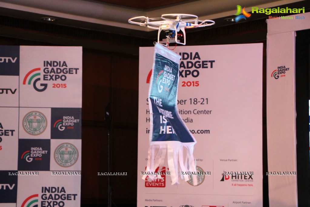 The Second Edition of the Indian Gadget Expo (IGE) Curtain Rasier in Hyderabad