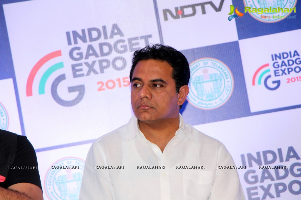 The Second Edition of the Indian Gadget Expo (IGE) Curtain Rasier in Hyderabad