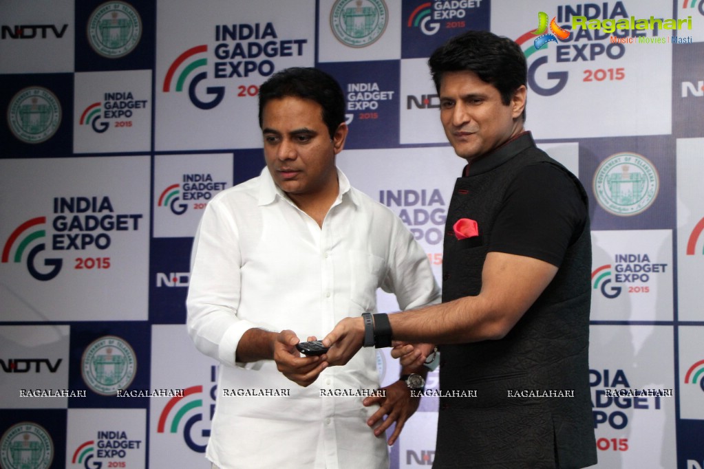 The Second Edition of the Indian Gadget Expo (IGE) Curtain Rasier in Hyderabad