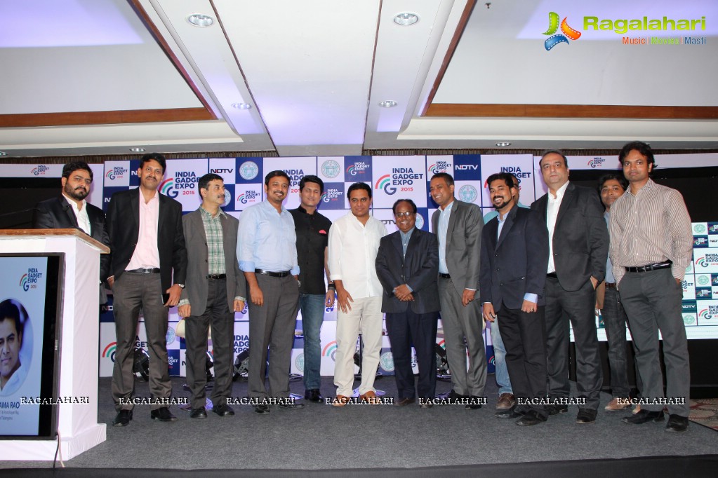 The Second Edition of the Indian Gadget Expo (IGE) Curtain Rasier in Hyderabad