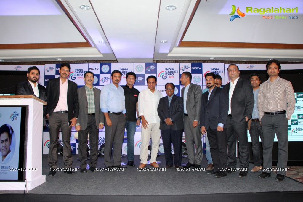 The Second Edition of the Indian Gadget Expo (IGE) Curtain Rasier in Hyderabad