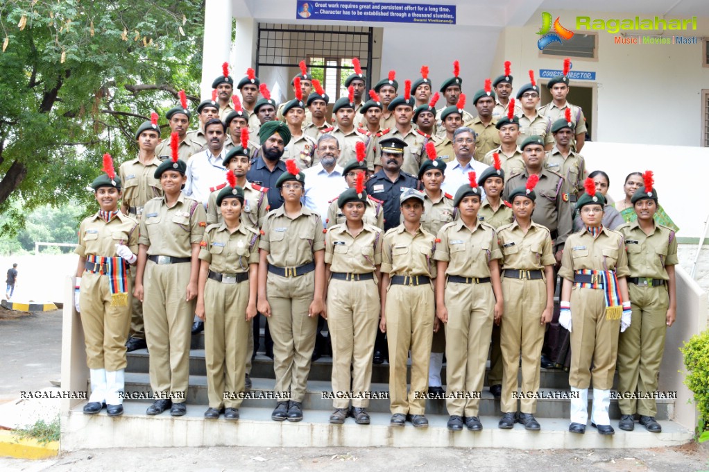 NCC Raising Day Celebrations at Bhavan's Vivekananda College