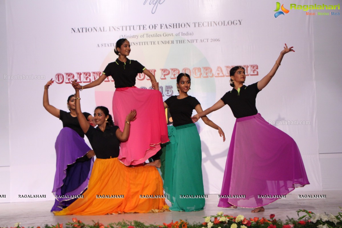 Inauguration of NIFT Orientation Day Programme 2015 for Freshers at NIFT, Hyderabad