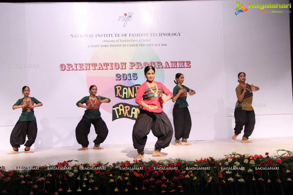 Inauguration of NIFT Orientation Day Programme 2015 for Freshers at NIFT, Hyderabad