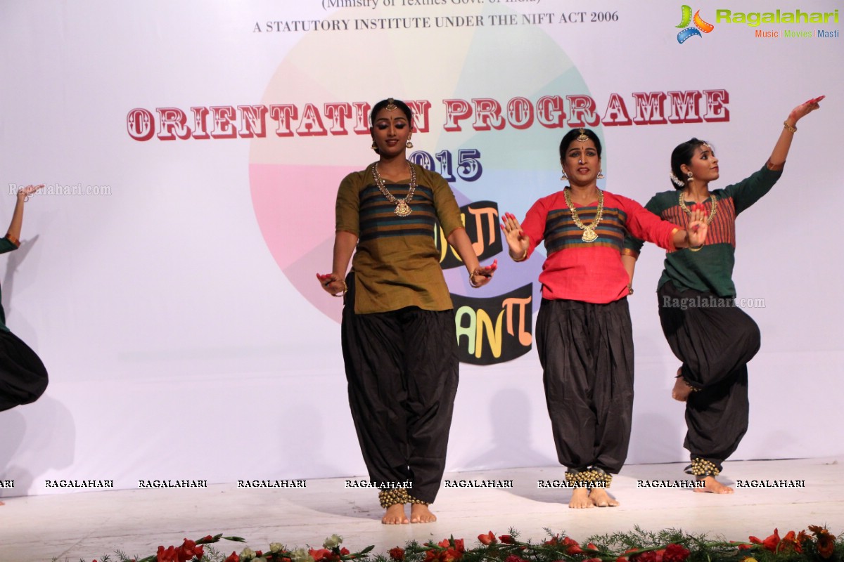 Inauguration of NIFT Orientation Day Programme 2015 for Freshers at NIFT, Hyderabad