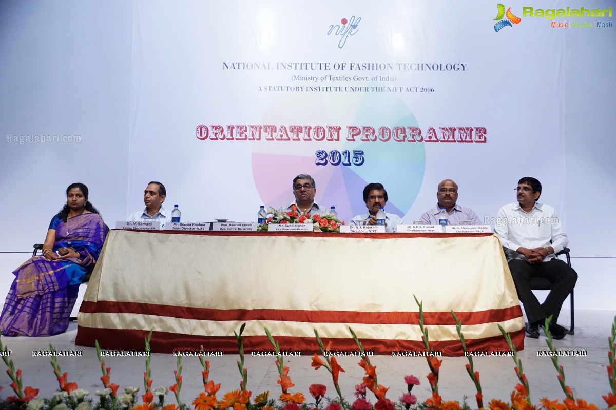 NIFT Orientation Programme 2015