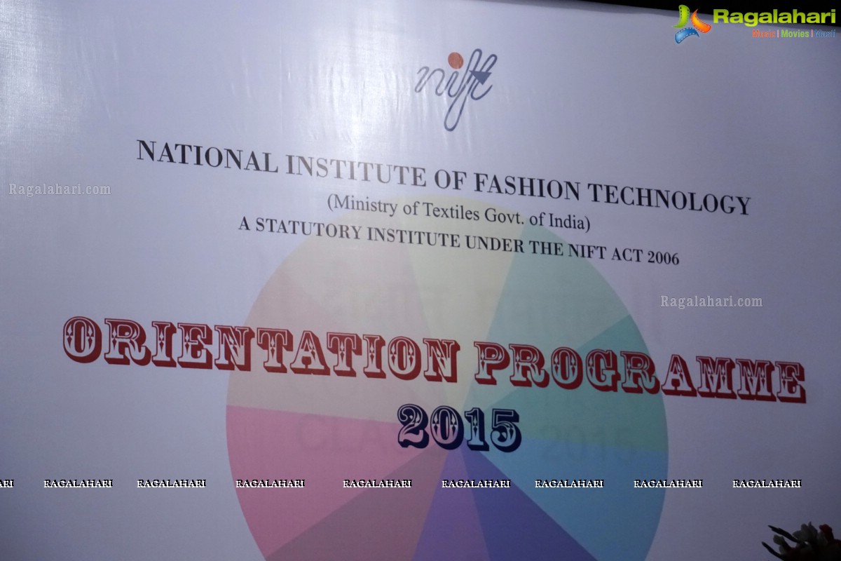 NIFT Orientation Programme 2015