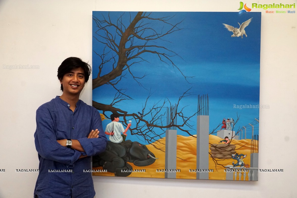 Topos of Imagination with Mrinmoy Debbarma, Purnna Behera and Swayamprabha Parida at Kalakriti Art Gallery