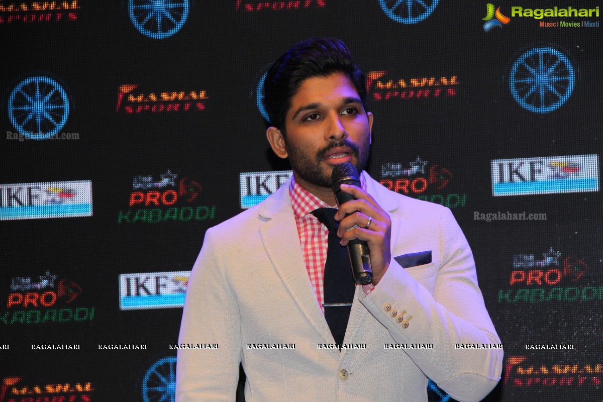 Star Sports Pro Kabaddi sign Allu Arjun as its Brand Ambassador