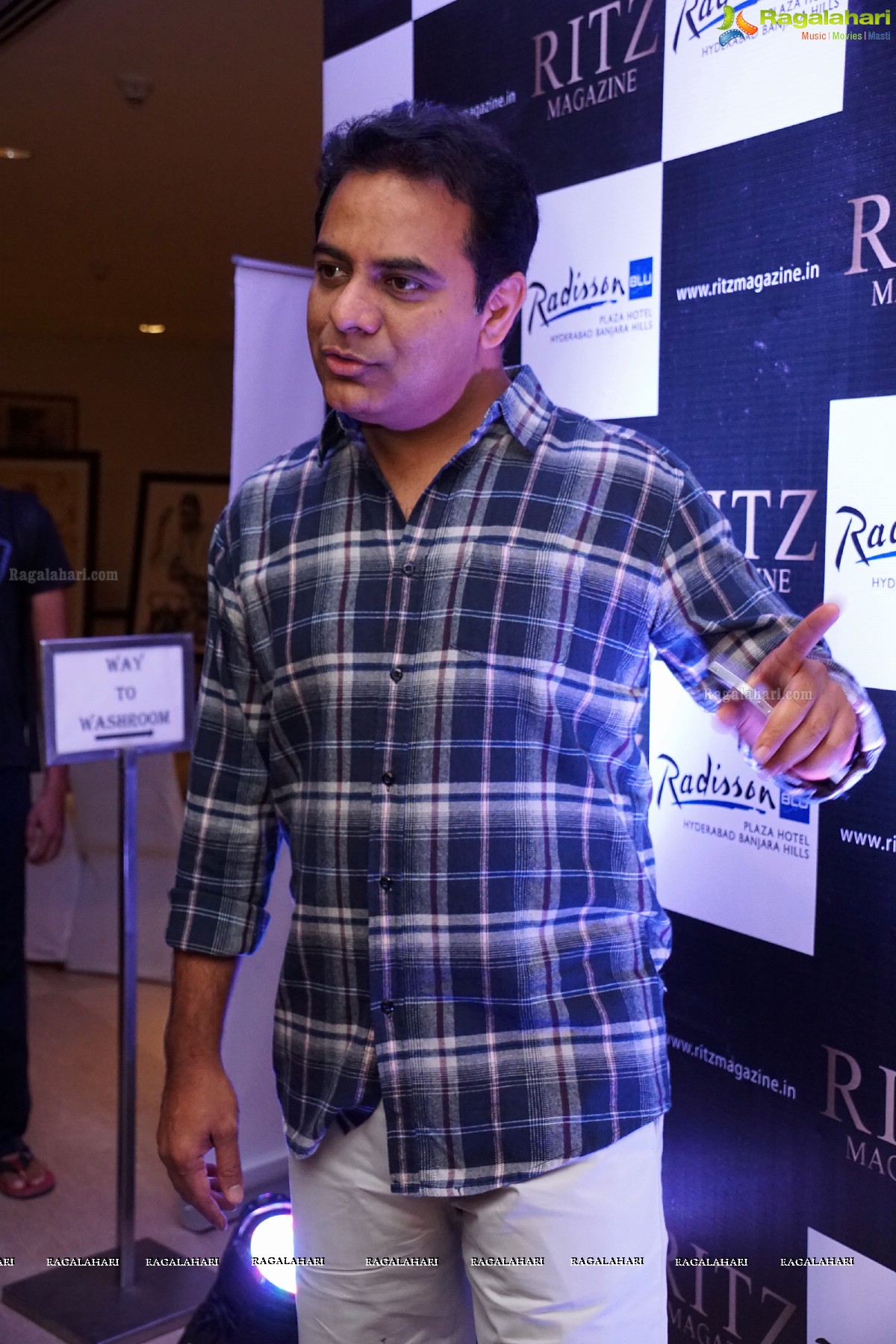 KT Rama Rao and Pinky Reddy launched Special Edition of South India's Premier Lifestyle Magazine Ritz