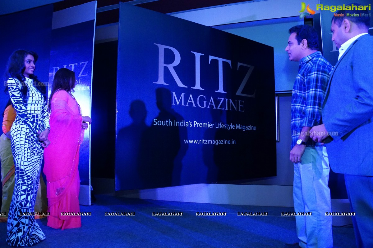 KT Rama Rao and Pinky Reddy launched Special Edition of South India's Premier Lifestyle Magazine Ritz