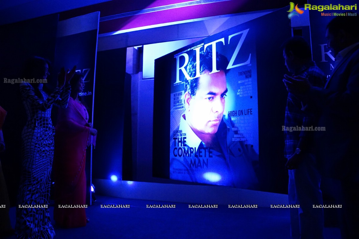 KT Rama Rao and Pinky Reddy launched Special Edition of South India's Premier Lifestyle Magazine Ritz