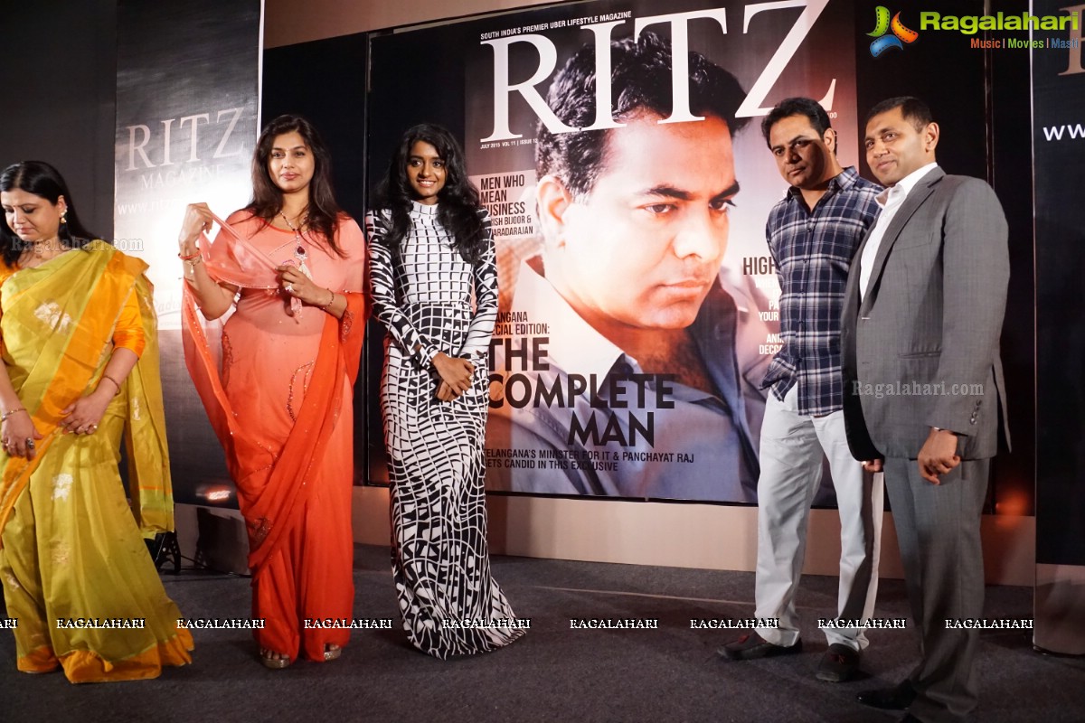 KT Rama Rao and Pinky Reddy launched Special Edition of South India's Premier Lifestyle Magazine Ritz