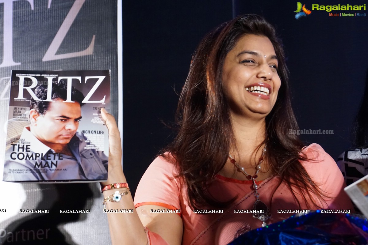 KT Rama Rao and Pinky Reddy launched Special Edition of South India's Premier Lifestyle Magazine Ritz