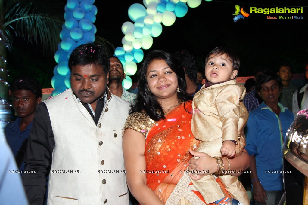 Bommak Rudransh First Birthday Celebrations at Bommak Gangaiah Gardens, Boduppal