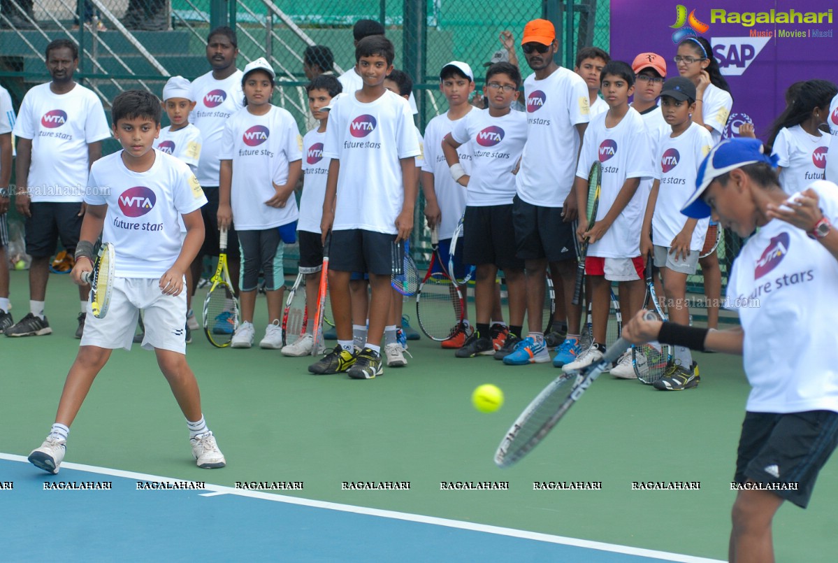 Sania Mirza-Martina Navratilova at WTA - The 'Future Stars Masterclass, Hyderabad