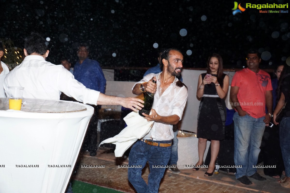 Sohan Birthday Bash 2015 at Secret Roof Top Pool Party, Hyderabad