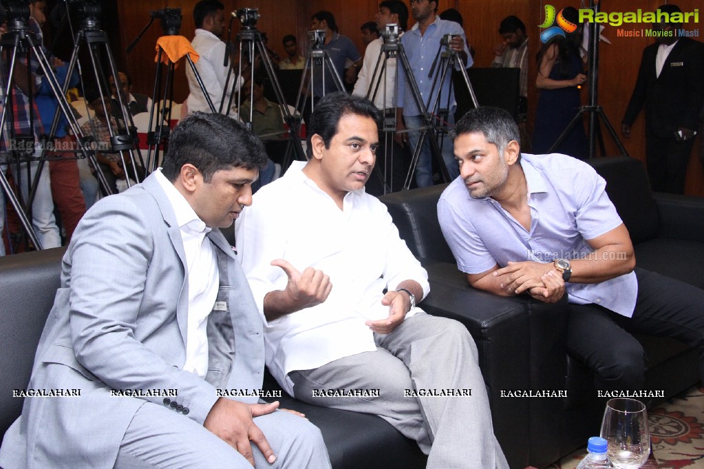 Telugu Titans Logo Launch at Taj Banjara, Hyderabad