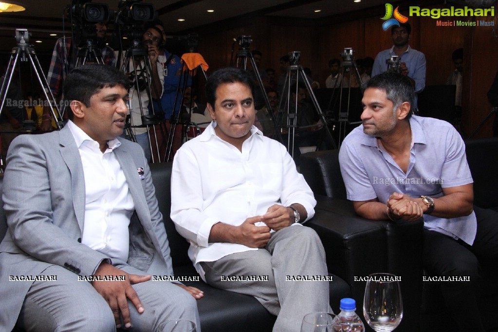 Telugu Titans Logo Launch at Taj Banjara, Hyderabad