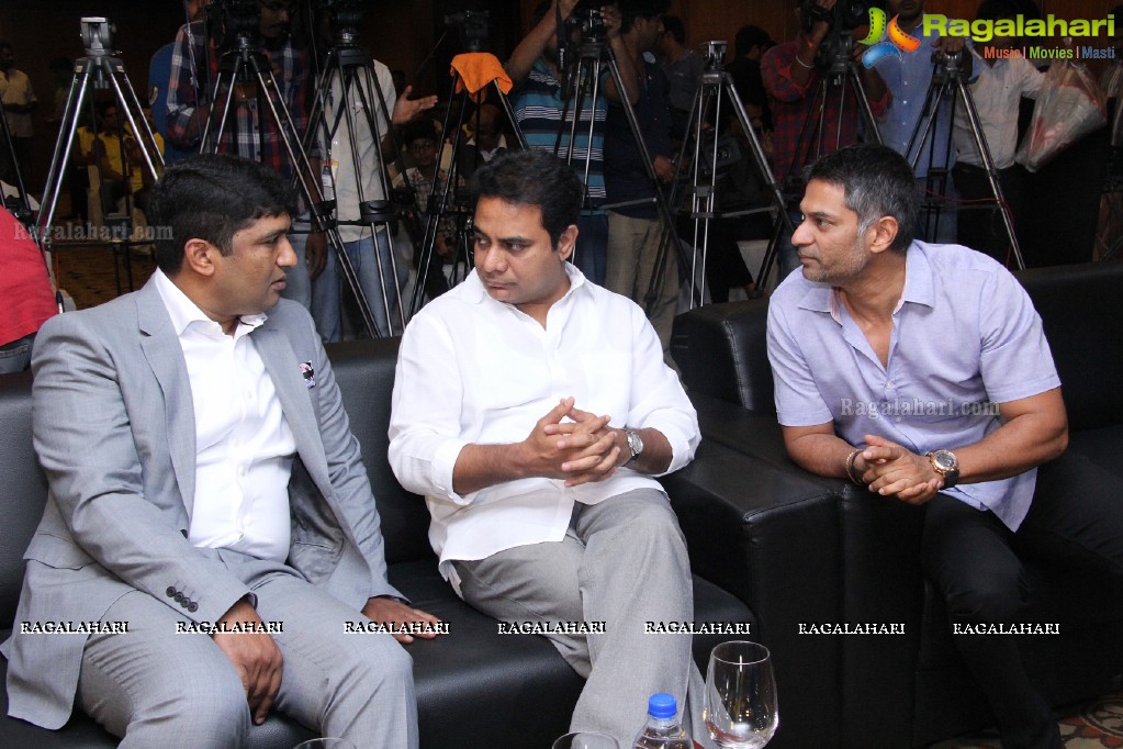 Telugu Titans Logo Launch at Taj Banjara, Hyderabad