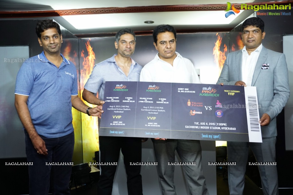 Telugu Titans Logo Launch at Taj Banjara, Hyderabad