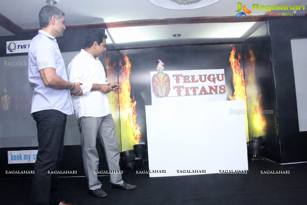 Telugu Titans Logo Launch at Taj Banjara, Hyderabad