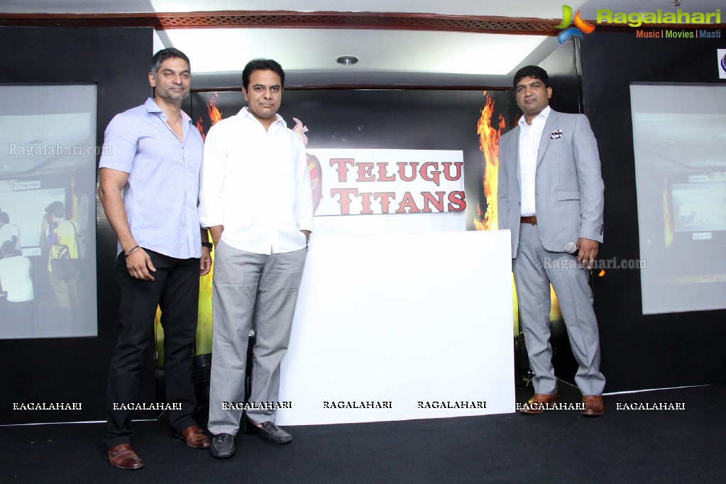 Telugu Titans Logo Launch at Taj Banjara, Hyderabad