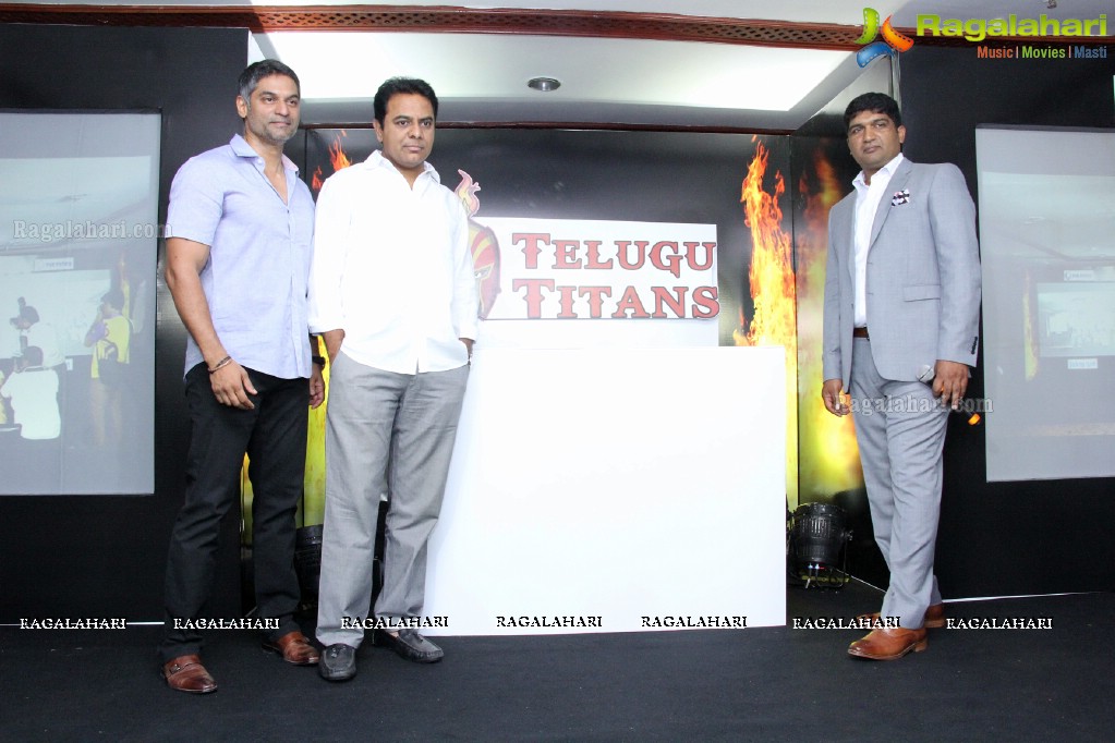 Telugu Titans Logo Launch at Taj Banjara, Hyderabad