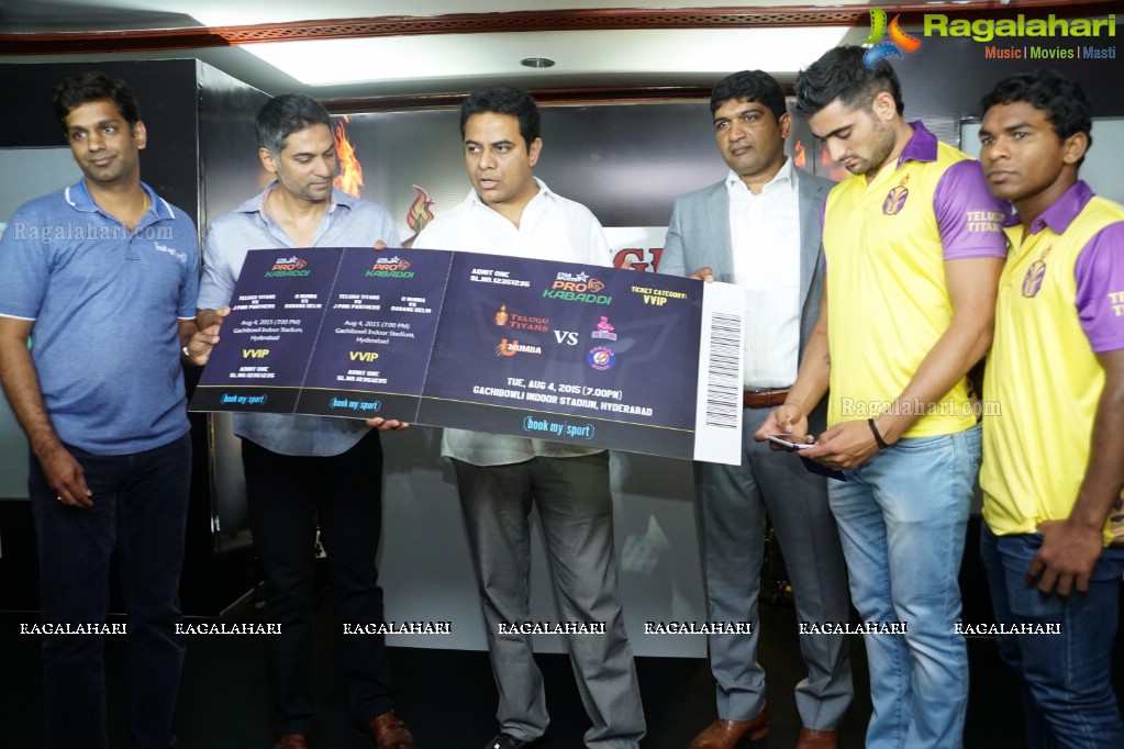 Telugu Titans Logo Launch at Taj Banjara, Hyderabad