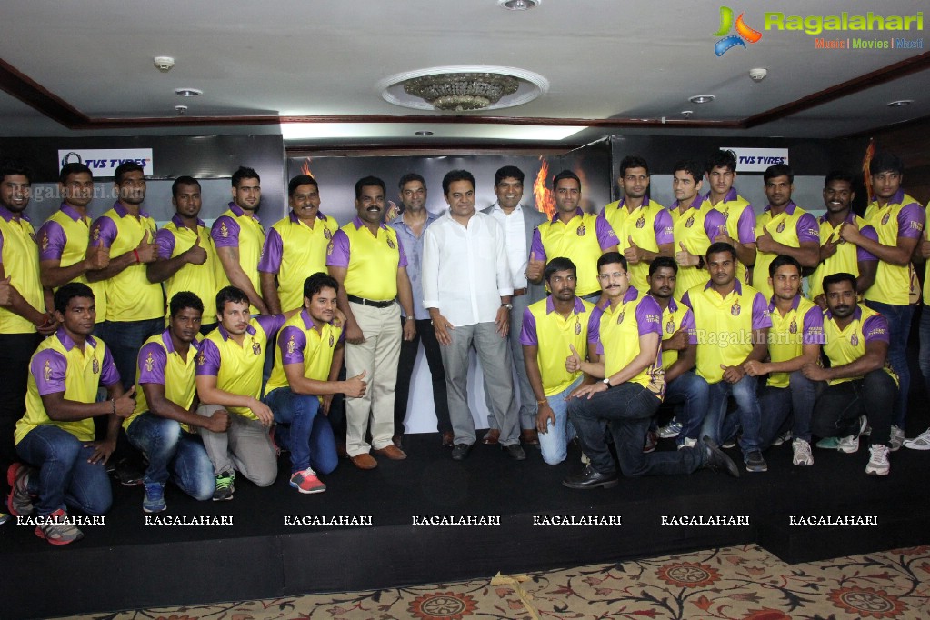 Telugu Titans Logo Launch at Taj Banjara, Hyderabad