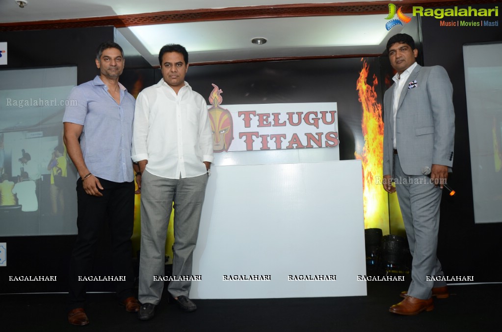 Telugu Titans Logo Launch at Taj Banjara, Hyderabad