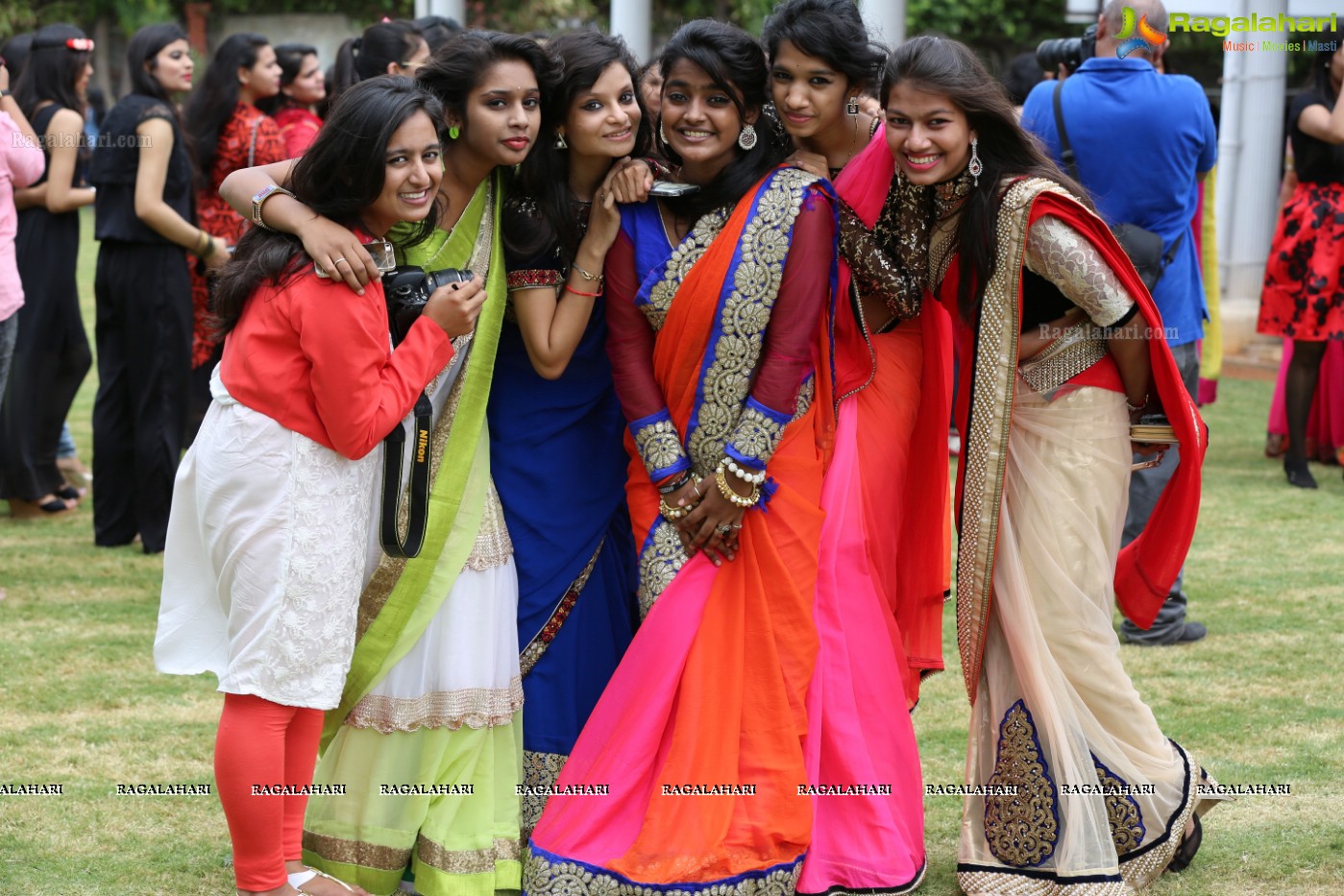 Villa Marie Degree College for Women Freshers Party 2015 at Bantia Garden, Hyderabad