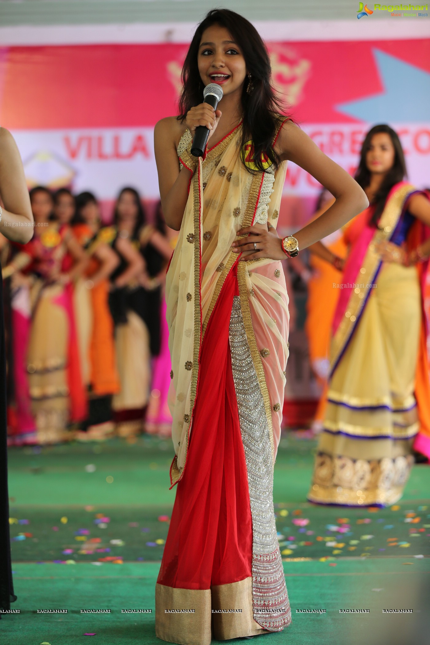 Villa Marie Degree College for Women Freshers Party 2015 at Bantia Garden, Hyderabad