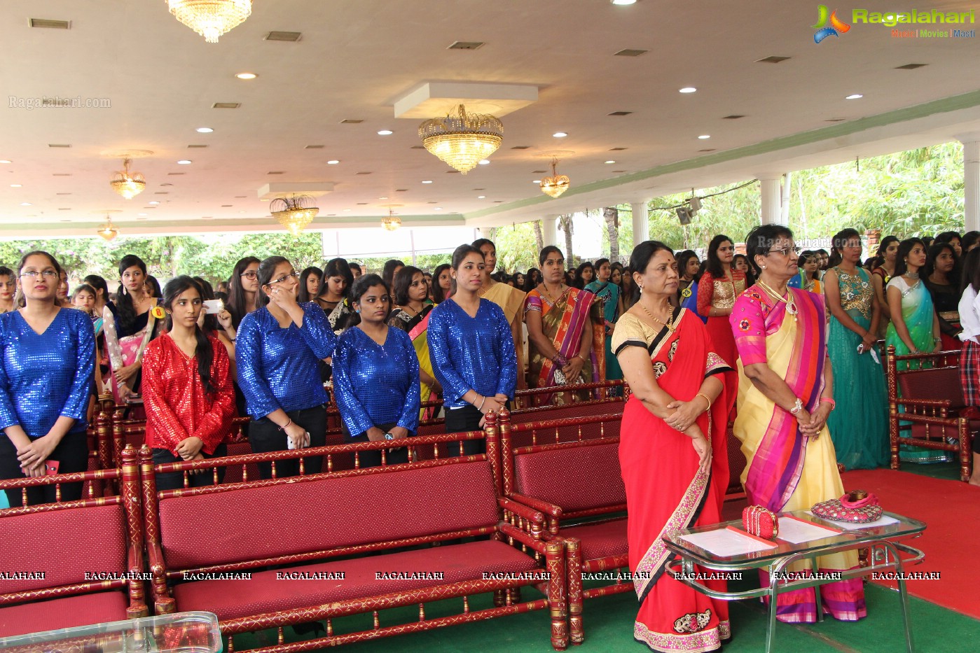 Villa Marie Degree College for Women Freshers Party 2015 at Bantia Garden, Hyderabad