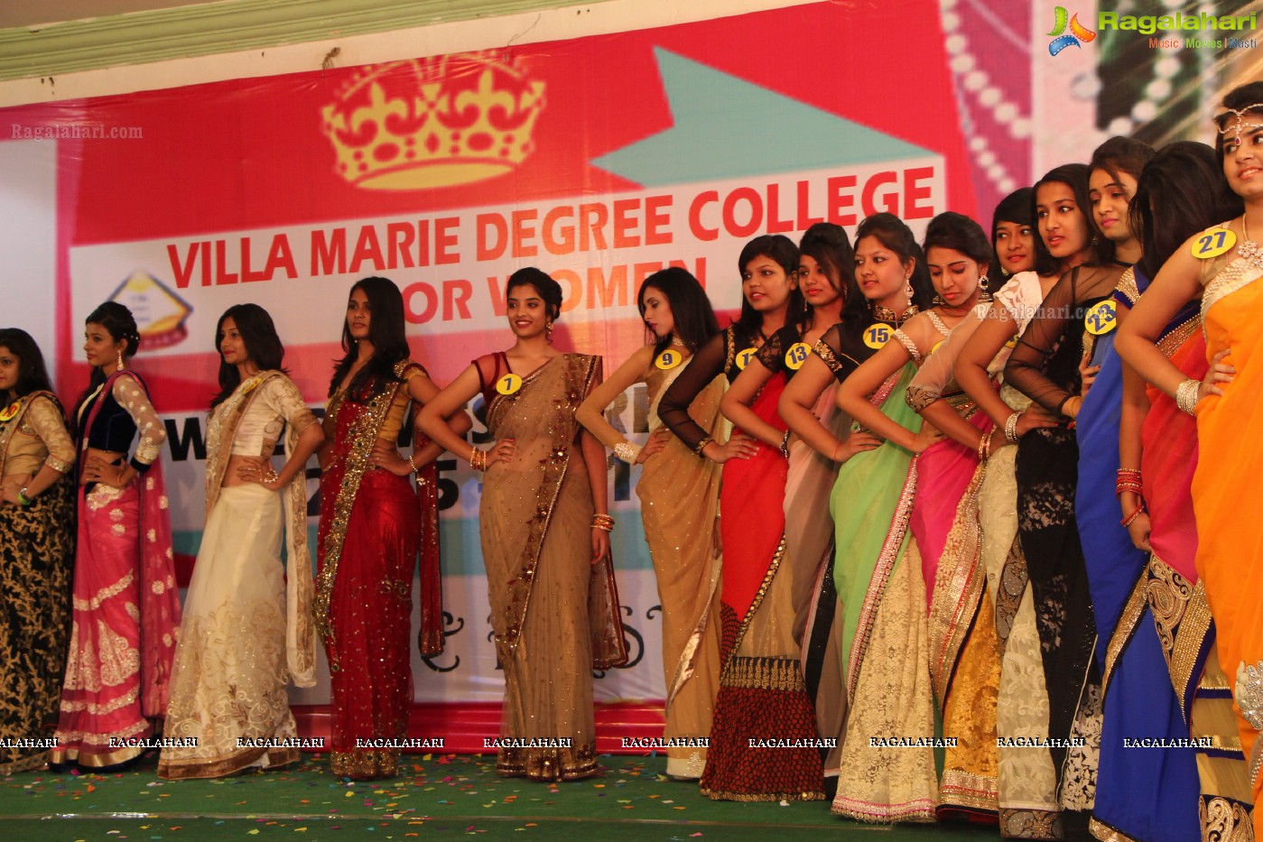 Villa Marie Degree College for Women Freshers Party 2015 at Bantia Garden, Hyderabad