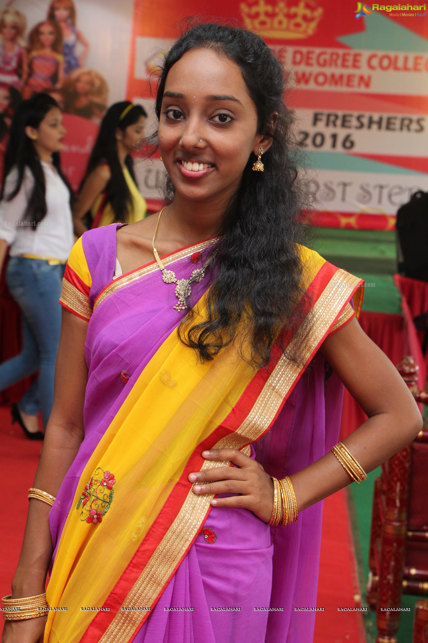 Villa Marie Degree College for Women Freshers Party 2015 at Bantia Garden, Hyderabad