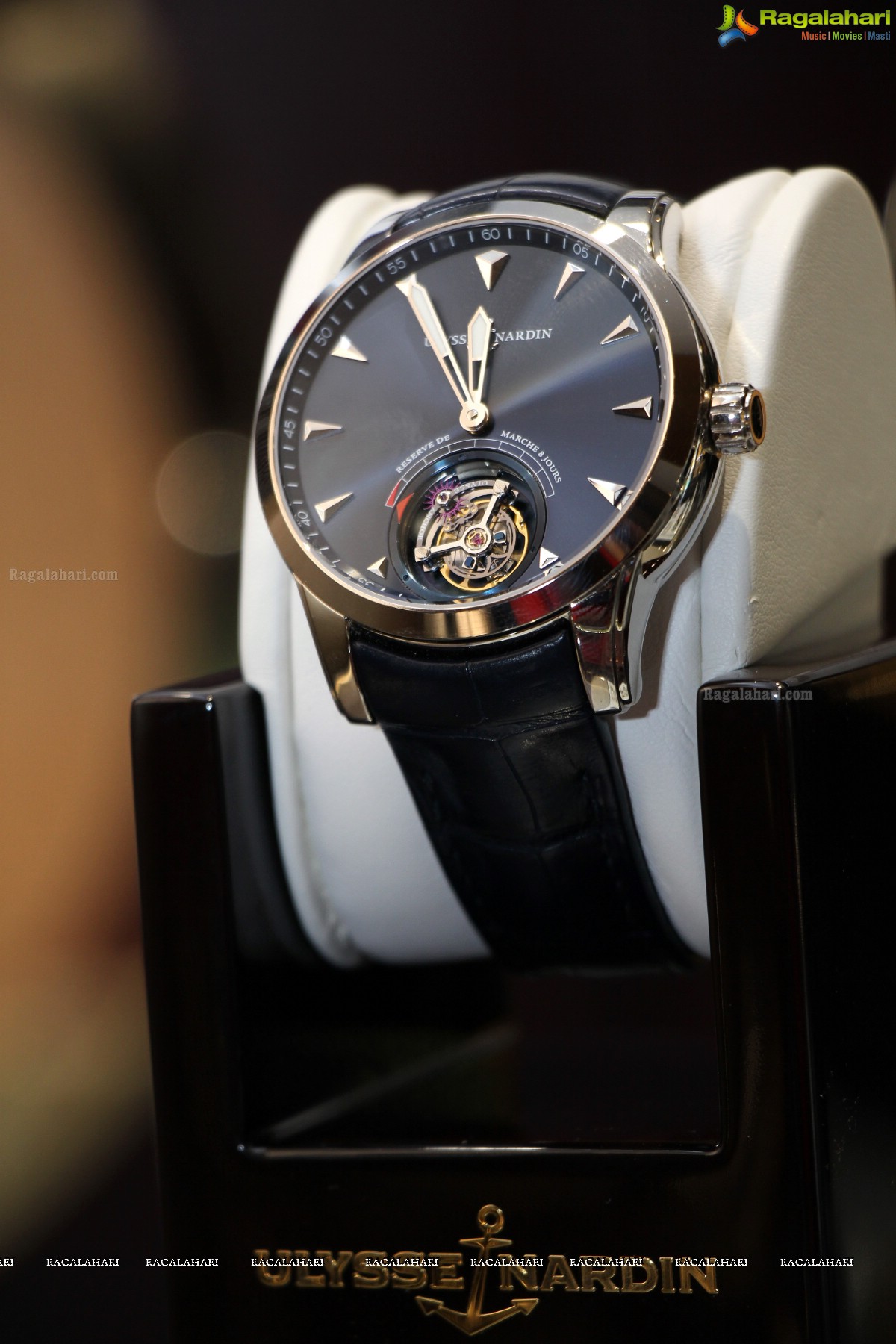 Simrath Juneja launches 60 Lakh Worth Ulysse Nardin Anchor Tourbillon Watch at Kamal Watch Co. (KWC), Hyderabad