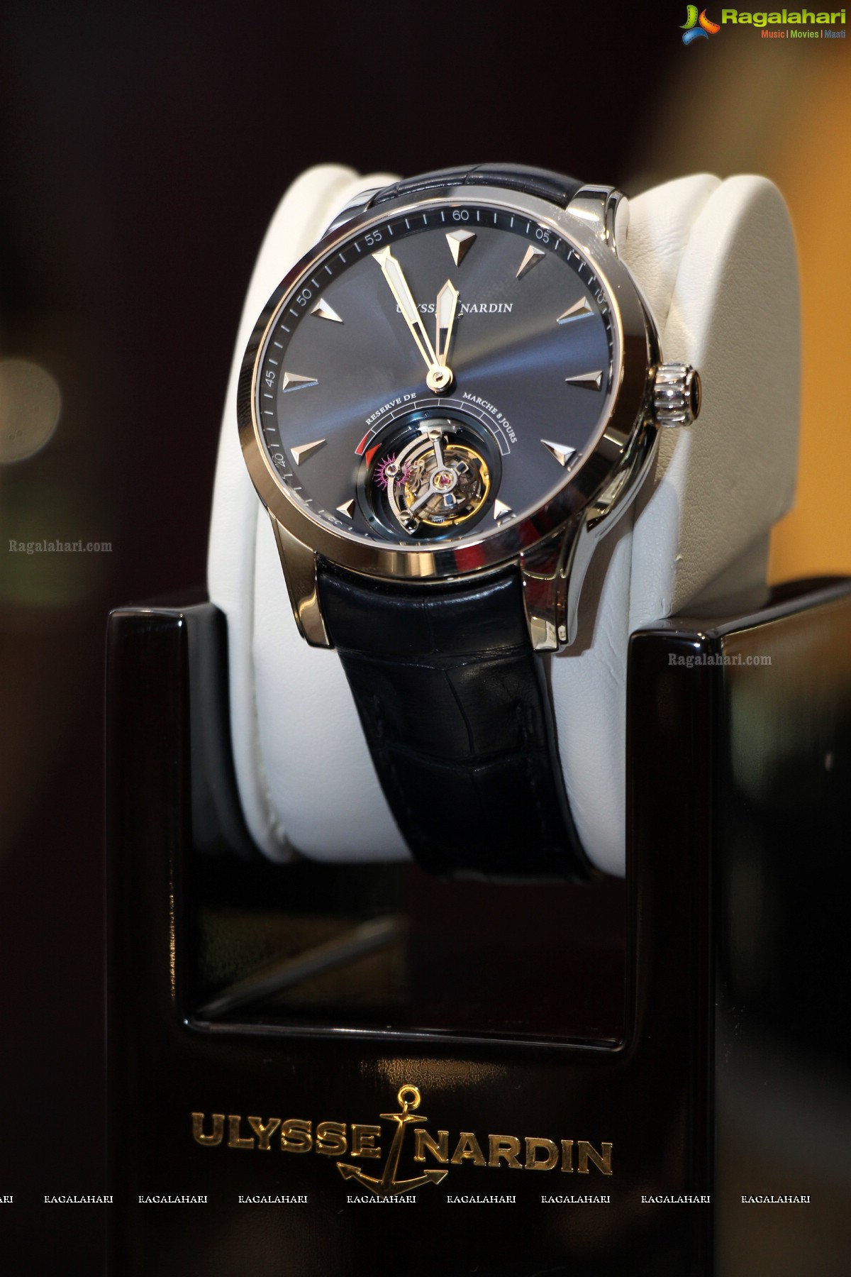 Simrath Juneja launches 60 Lakh Worth Ulysse Nardin Anchor Tourbillon Watch at Kamal Watch Co. (KWC), Hyderabad