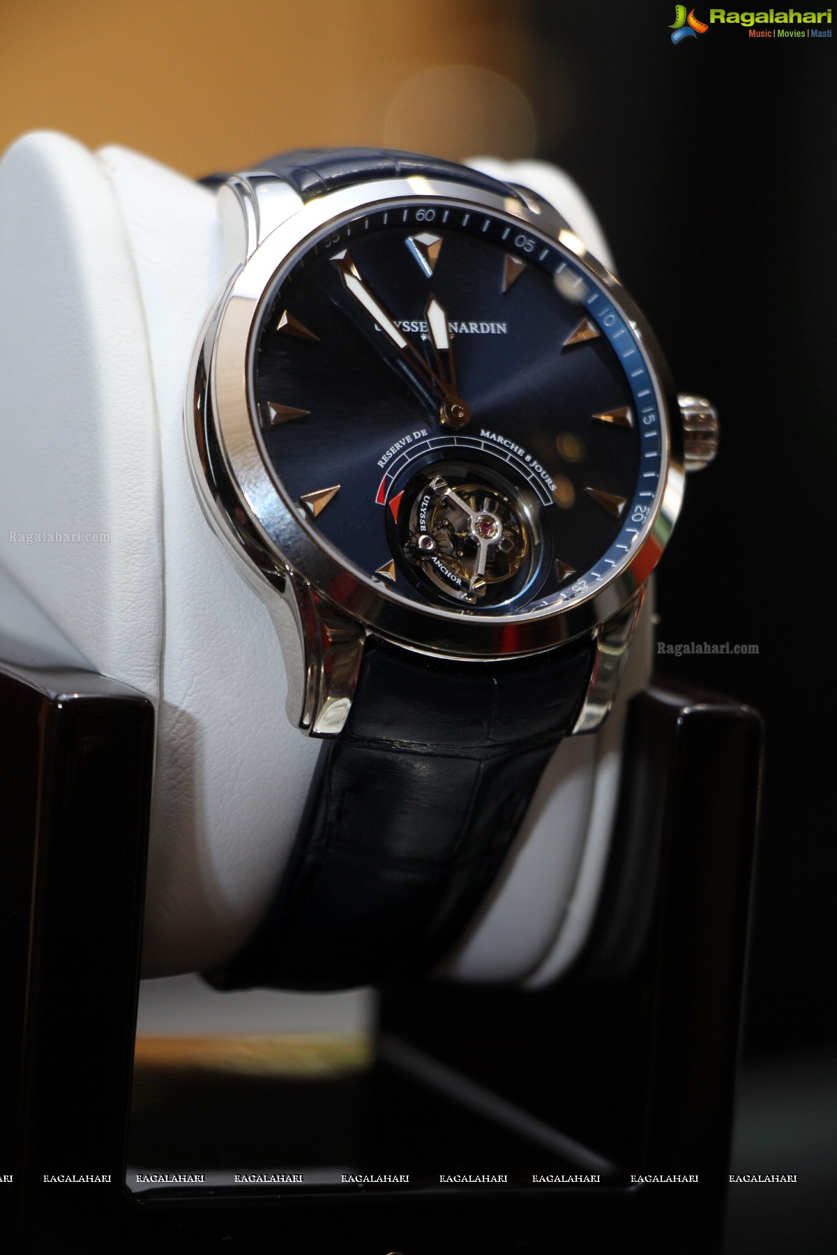 Simrath Juneja launches 60 Lakh Worth Ulysse Nardin Anchor Tourbillon Watch at Kamal Watch Co. (KWC), Hyderabad