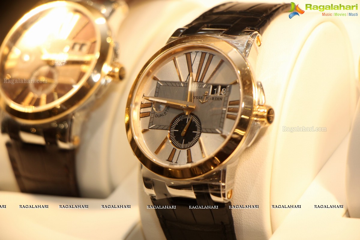 Simrath Juneja launches 60 Lakh Worth Ulysse Nardin Anchor Tourbillon Watch at Kamal Watch Co. (KWC), Hyderabad