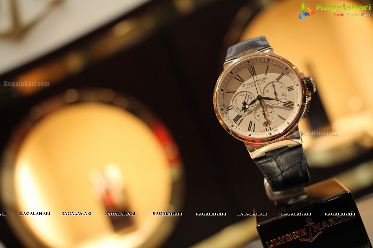 Simrath Juneja launches 60 Lakh Worth Ulysse Nardin Anchor Tourbillon Watch at Kamal Watch Co. (KWC), Hyderabad