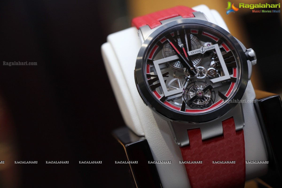 Simrath Juneja launches 60 Lakh Worth Ulysse Nardin Anchor Tourbillon Watch at Kamal Watch Co. (KWC), Hyderabad