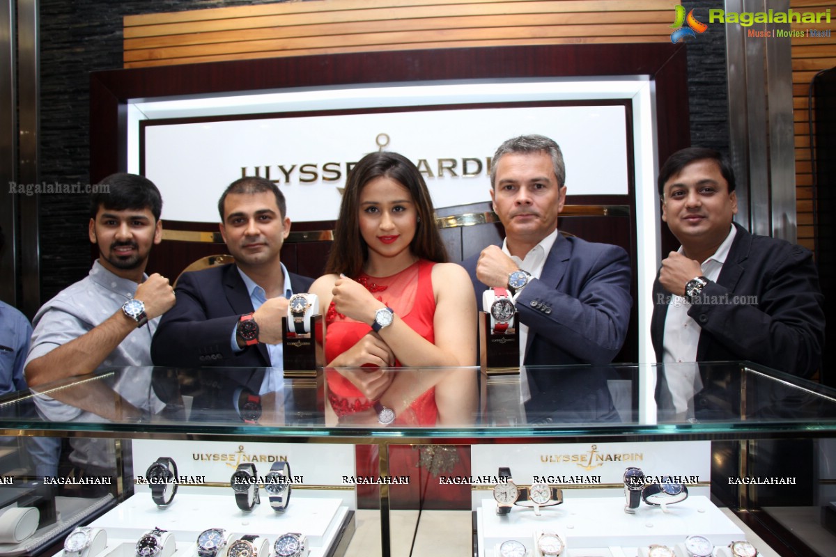 Simrath Juneja launches 60 Lakh Worth Ulysse Nardin Anchor Tourbillon Watch at Kamal Watch Co. (KWC), Hyderabad
