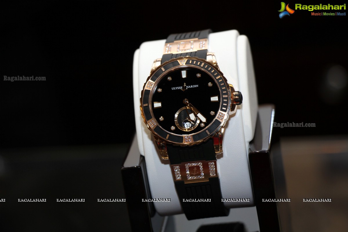 Simrath Juneja launches 60 Lakh Worth Ulysse Nardin Anchor Tourbillon Watch at Kamal Watch Co. (KWC), Hyderabad