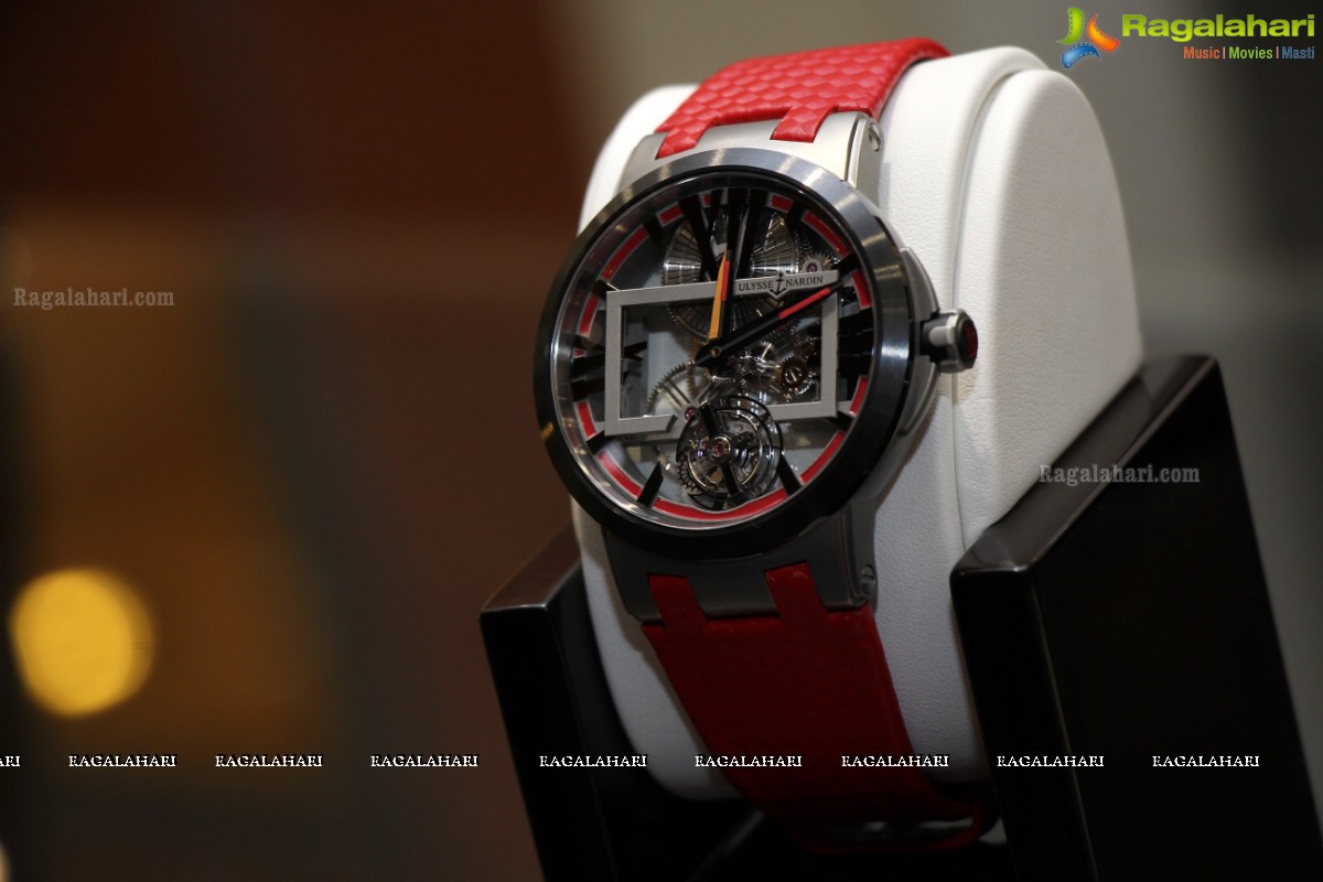 Simrath Juneja launches 60 Lakh Worth Ulysse Nardin Anchor Tourbillon Watch at Kamal Watch Co. (KWC), Hyderabad