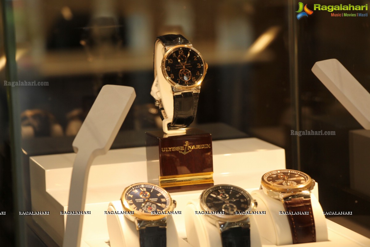 Simrath Juneja launches 60 Lakh Worth Ulysse Nardin Anchor Tourbillon Watch at Kamal Watch Co. (KWC), Hyderabad