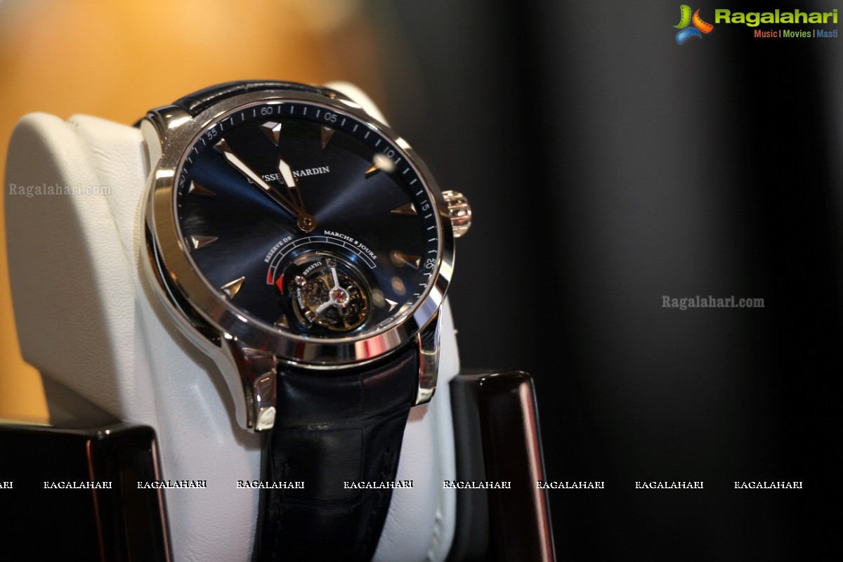 Simrath Juneja launches 60 Lakh Worth Ulysse Nardin Anchor Tourbillon Watch at Kamal Watch Co. (KWC), Hyderabad