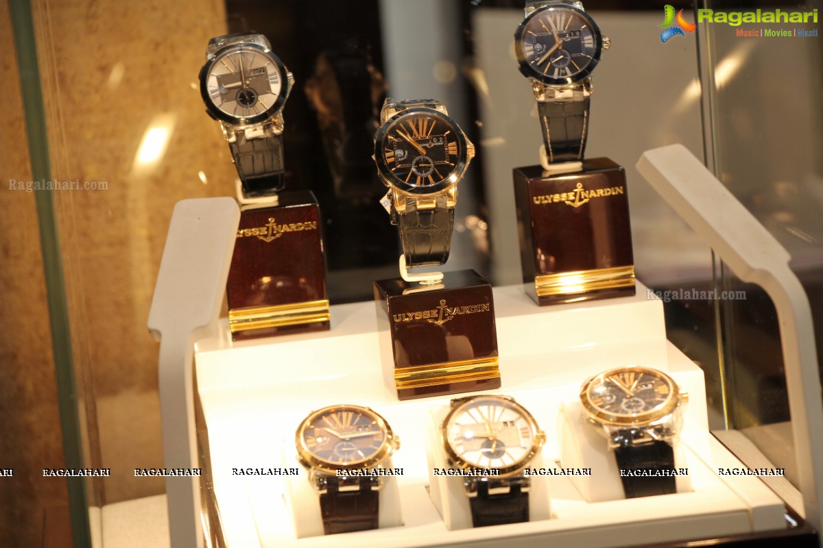 Simrath Juneja launches 60 Lakh Worth Ulysse Nardin Anchor Tourbillon Watch at Kamal Watch Co. (KWC), Hyderabad