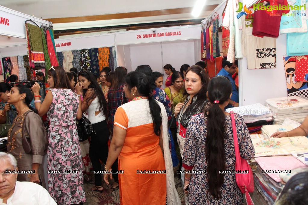 Ananya Simlai inaugurates Akritti Elite Exhibition and Sale at Taj Deccan, Hyderabad